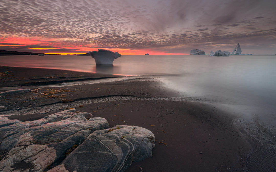 greenland-icebergs-sunrise-beach-longxposure-solitude-fine-art-prints