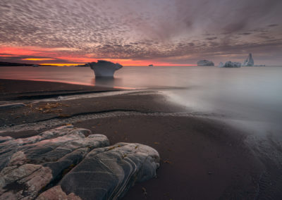 greenland-icebergs-sunrise-beach-longxposure-solitude-fine-art-prints