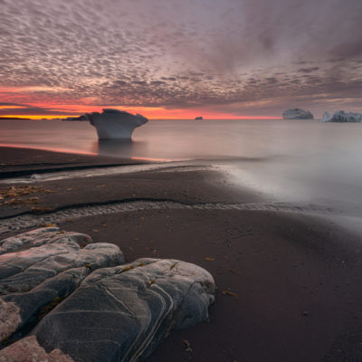 greenland-icebergs-sunrise-beach-longxposure-solitude-fine-art-prints